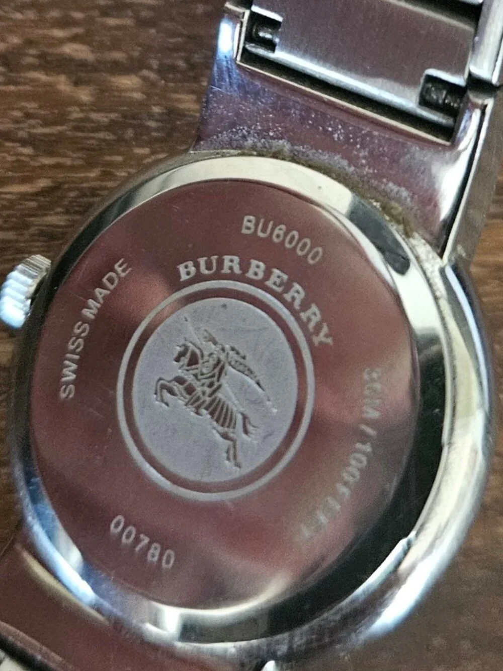 Burberry Women's 30mm Stainless Steel Watch with Dark Brown Face